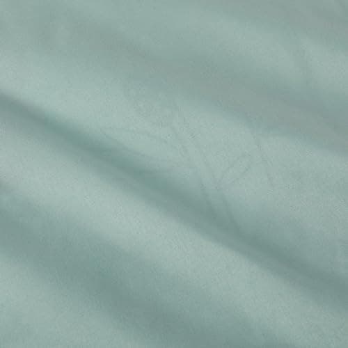 Amazon Basics 5 Piece Soft Microfiber Kid's Bed-in-a-Bag Bedding Set, Twin, Bluish Flowers, Floral - Image 6