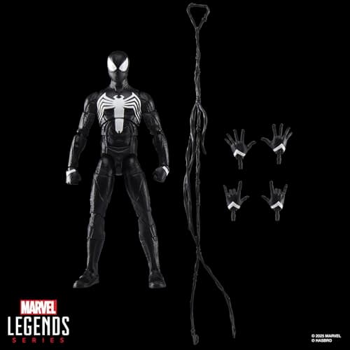 Marvel Legends Series Gamerverse Peter Parker Black Suit, Spider-Man 2 Video Game-Inspired Collectible 6 Inch Action Figure - Image 8