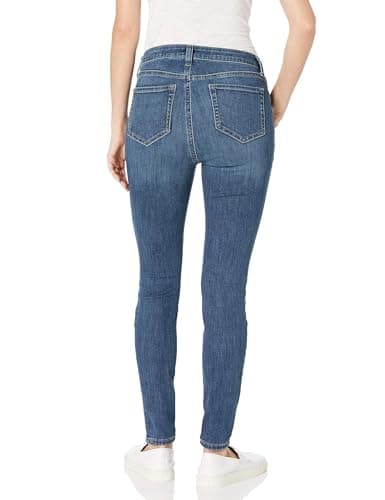 Amazon Essentials Women's Mid-Rise Stretchy Skinny Jean, Medium Wash, 12 - Image 3