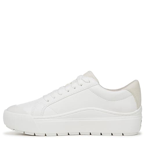 Dr. Scholl's Shoes Womens Time Off Platform Slip On Fashion Sneaker,White Smooth,9.5 - Image 9