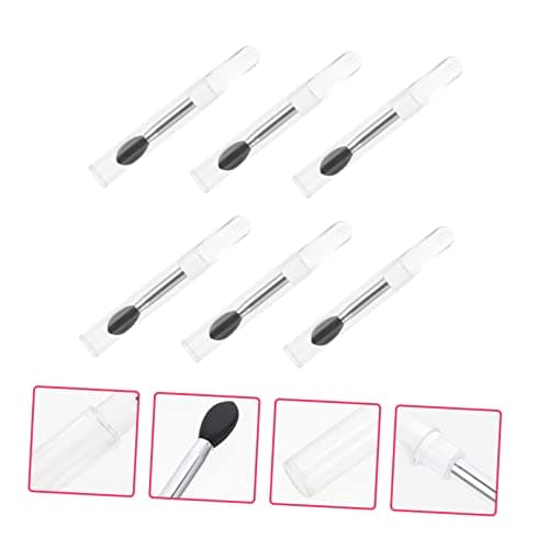 Ipetboom 12pcs Silicone Facial Brush Bulk Makeup Brushes for Eyeshadow Non-stick Applicator Sponge - Image 6
