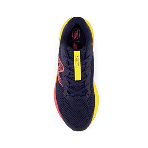 New Balance Fresh Foam Arishi V4 Lace-up Running Shoe, Team Navy/Electric Red/Egg Yolk, 5.5 US Unisex Big Kid - Image 5