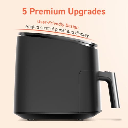 COSORI Air Fryer 9-in-1, Compact & Large 6-Qt, Fast Turbo Modes, 90–450°F Precise Heat for Even Results, Up to 95% Less Oil*, Roast, Bake, Dry, Reheat, Frozen, Broil, Proof, 120V, TurboBlaze, Grey - Image 8
