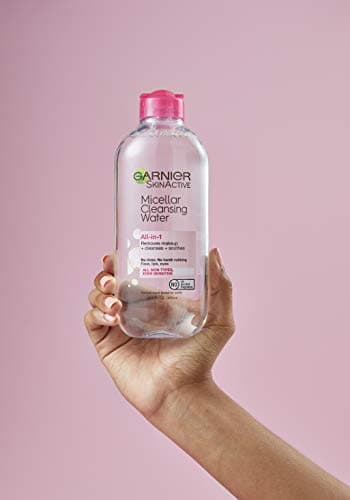 Garnier Micellar Water, Hydrating Facial Cleanser & Makeup Remover, Suitable for Sensitive Skin, Vegan, Cruelty Free, 13.5 Fl Oz (400mL), 1 Count - Image 9