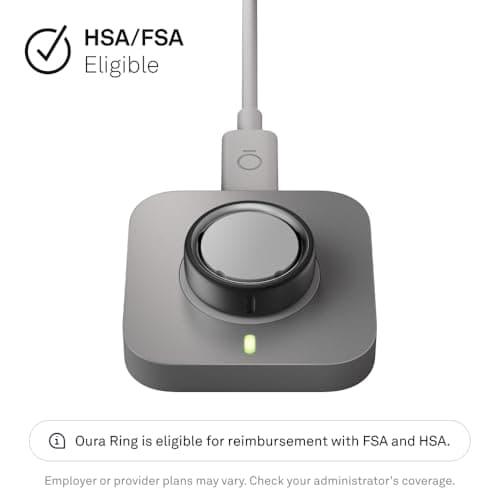 Oura Ring 4 Charger - Size 8 - Charging Dock and USB-C Cable - Charges Oura Ring 4 up to 8 Days - Image 3