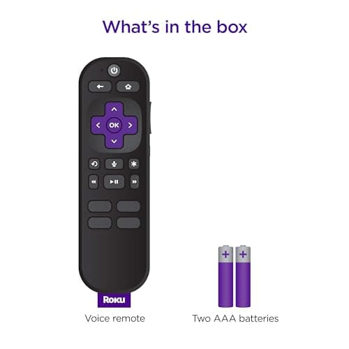 Roku Voice Remote | Replacement TV Remote Control with Voice Control, Simple Setup, & Pre-Set App Shortcuts - Compatible with Roku TV, Players, & Audio Devices - Image 5