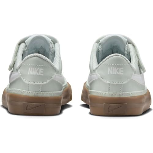Nike Kids Kid's Court Legacy (Little Kid) Light Silver/White/Gum Dark Brown 13.5 Medium - Image 3