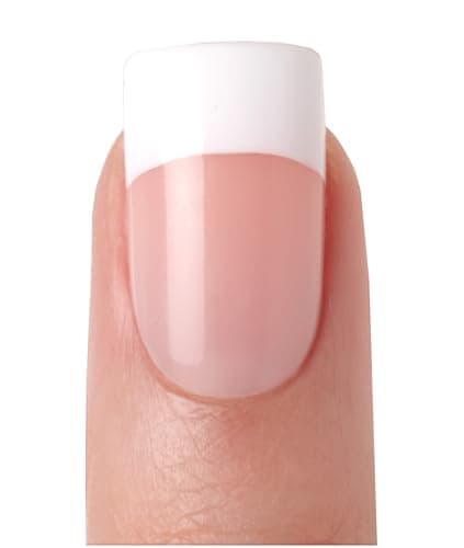 KISS Salon Acrylic Press On Nails, Nail glue included, 'Sugar Rush', French, Medium Size, Square Shape, Includes 28 Nails, 2g Glue, 1 Manicure Stick, 1 Mini File - Image 5