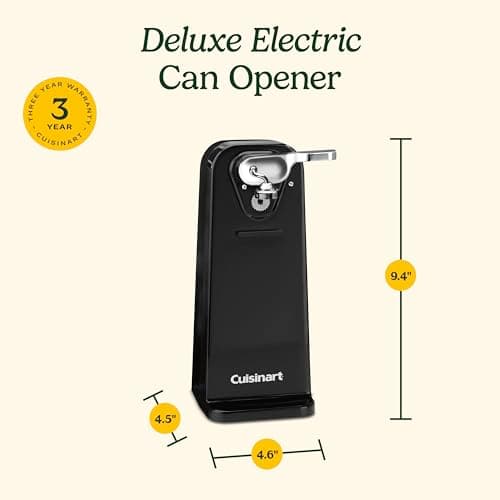 Cuisinart CCO-50BKN Deluxe Electric Can Opener, Black - Image 6
