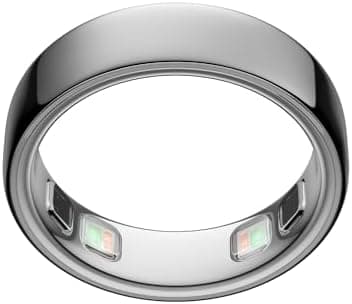 Oura Ring 5 Smart Ring - Silver - Size 7 - Fitness & Sleep Tracker - Image 2