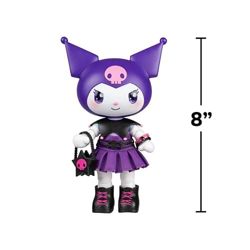 Hello Kitty® and Friends Premier 8-Inch Articulated Figure - Classic Kuromi™ Series 1 Poseable Doll - Officially Licensed Sanrio Product - Ages 6+ - Image 4