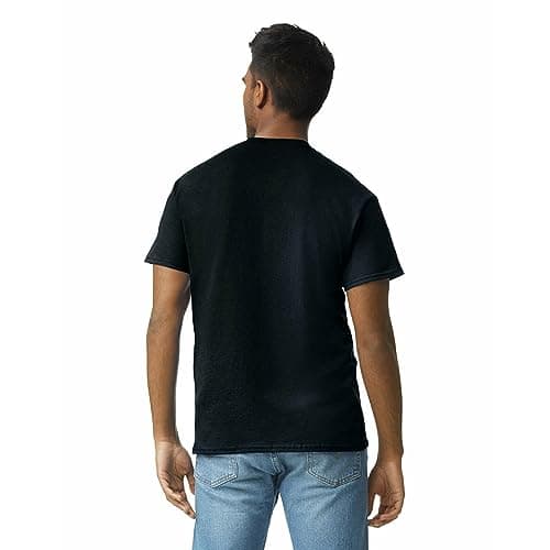 Gildan Men's Ultra Cotton T-Shirt, Style G2000, Multipack, Black (2-Pack), X-Large - Image 3