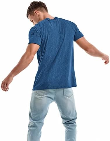 KLIEGOU Men's T-Shirts - Premium Cotton Crew Neck Tees S - 4XL - Image 7