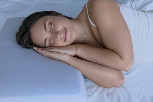 Cool Gel Cooling Pillow for Sleeping, Standard Size Cooling Memory Foam Pillow for Hot Sleepers, Reversible Ergonomic Design, Pressure Relief, Spine Alignment, Side, Back Contouring Support - Image 6