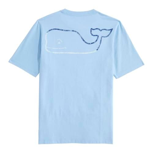 vineyard vines Boys' Burgee Vintage Whale Short-Sleeve Pocket Tee, Jake Blue