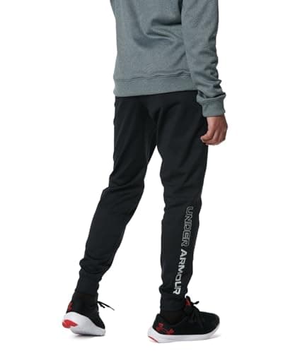 Under Armour Boys Brawler 2.0 Tapered Pants , Black (001)/White , X-Large - Image 3