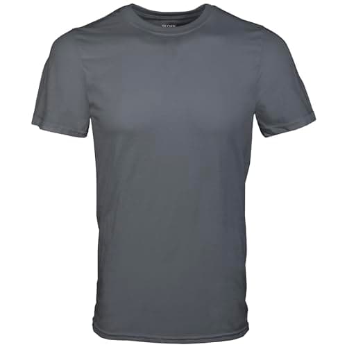 Gildan Men's Crew T-Shirts, Multipack, Style G1100, Black/Sport Grey/Charcoal (5-Pack), X-Large - Image 5