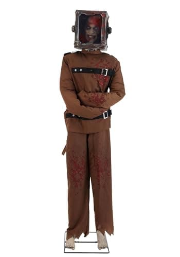 Fun Costumes 6FT Torture Box Man Animatronic | Six Foot Animated Halloween Decoration with Lights, Sound and Motion Sensor - Image 8