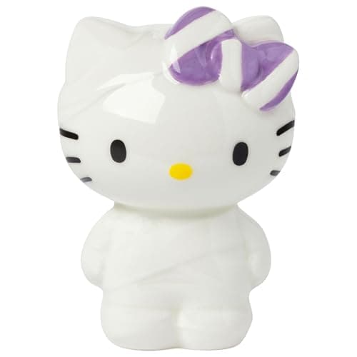 Silver Buffalo Sanrio Hello Kitty Halloween Ceramic Salt and Pepper Shaker Set, 5” L x 2” W x 3.5” H - Image 5