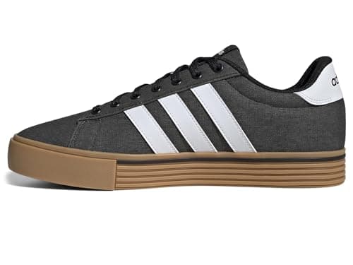 adidas Men's Daily 4.0 Sneaker, Black/White/Gum, 12 - Image 4