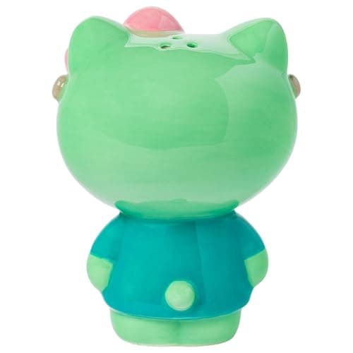 Silver Buffalo Sanrio Hello Kitty Halloween Ceramic Salt and Pepper Shaker Set, 5” L x 2” W x 3.5” H - Image 11