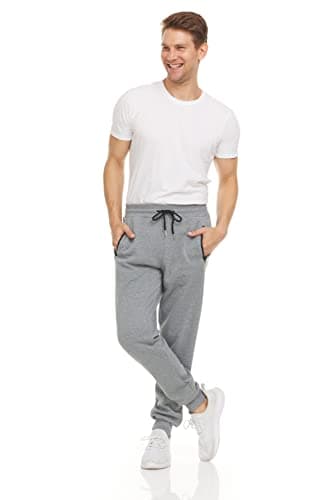 PURE CHAMP Mens 3 Pack Fleece Active Athletic Workout Jogger Sweatpants for Men with Zipper Pocket and Drawstring Size S-3XL(X-Large, Set 1) - Image 5