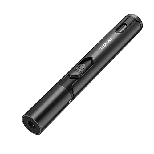 Torch Lighters, 2 Pack, Butane Lighters, Adjustable Jet Flame Torch Lighters, Wind Resistant Butane Refillable Gas Torch Lighter Long Lighter for Camping Candle Grill BBQ Fireworks (Gas Not Included) - Image 8