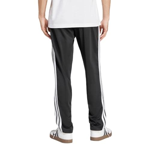 adidas Mens 3-Stripes Tricot Regular Fit Open Hem Sportswear Track Pants, Black, Large - Image 3