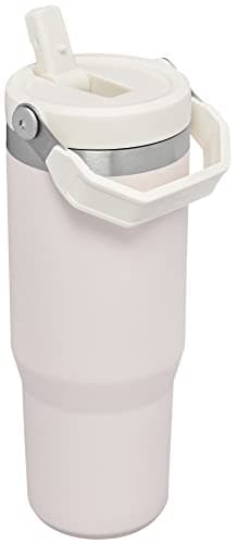 Stanley IceFlow Stainless Steel Tumbler with Straw - Vacuum Insulated Water Bottle for Home, Office or Car Reusable Cup with Straw Leak Resistant Flip Cold for 12 Hrs or Iced for 2 Days (Rose Quartz) - Image 3