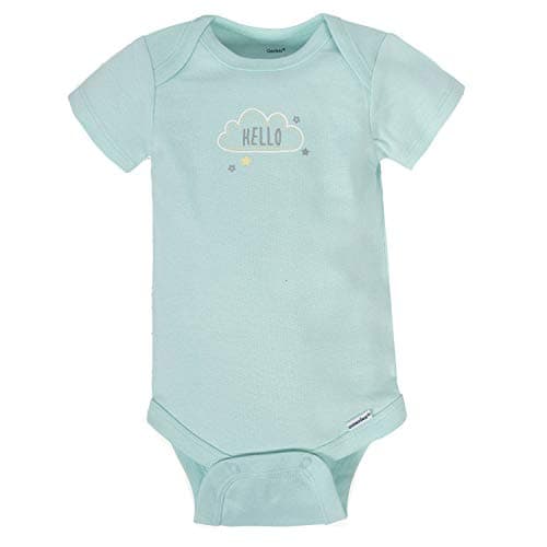 Gerber Baby 8-Pack Short Sleeve Onesies Bodysuits, Animals Green, 0-3 Months - Image 4