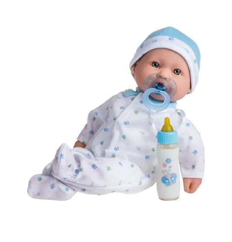 JC Toys, La Baby 16-inch Blue Washable Soft Body Boy Baby Doll with Accessories - For Children 12 Months and older, Designed by Berenguer - Image 5
