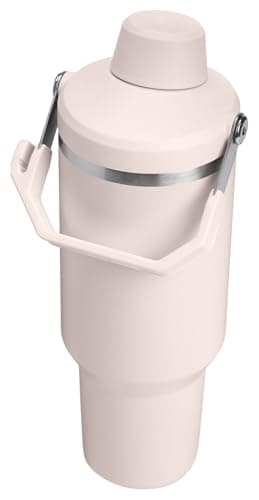 Stanley IceFlow 2.0 Fast Flow Tumbler with Handle 40 oz | Twist On Angled Spout Lid | Leakproof Water Bottle | Insulated Stainless Steel | BPA-Free | Rose Quartz - Image 3