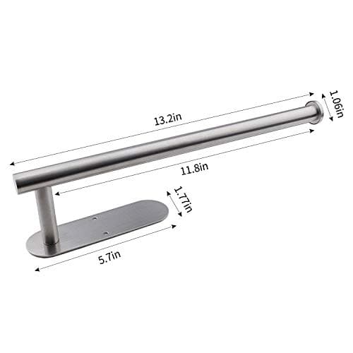 Paper Towel Holders for Kitchen,Paper Towels Bulk- Self-Adhesive Under Cabinet,Both Available in Adhesive and Screws,Stainless Steel - Image 5