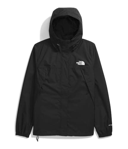 THE NORTH FACE Women's Antora Waterproof Jacket (Standard & Big Size) | Windproof & Water Repellent Rain Coat, Adjustable 3-Piece Hood, TNF Black, X-Large - Image 5