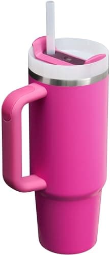 STANLEY Quencher H2.0 Tumbler with Handle and Straw 30 oz | Flowstate 3-Position Lid | Cup Holder Compatible for Travel | Insulated Stainless Steel Cup | BPA-Free | Fuchsia - Image 2