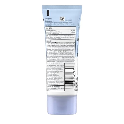 Neutrogena Ultra Sheer Dry-Touch Water Resistant and Non-Greasy Sunscreen Lotion with Broad Spectrum SPF 70, 3 Fl Oz (Pack of 1) - Image 9