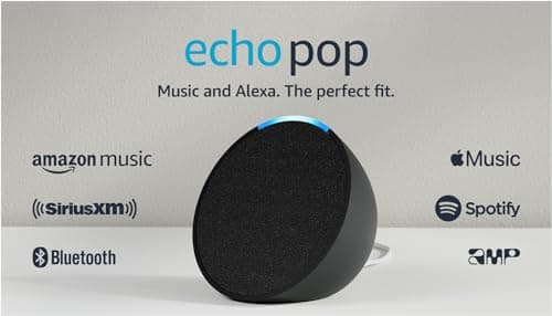 Amazon Echo Pop (newest model), Our smallest Alexa speaker, Fits in any room, Charcoal - Image 12