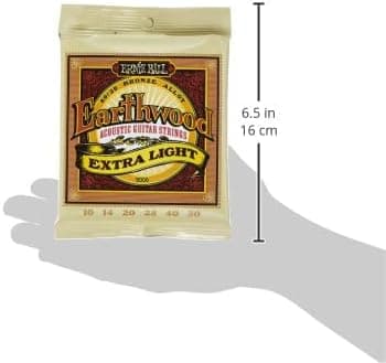 Ernie Ball Earthwood Extra Light 80/20 Bronze Acoustic Guitar Strings, 10-50 Gauge (P02006) Single Pack Extra Light (10-50) - Image 4