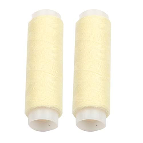 30pcs 9 Teeth Stainless Steel Snap Comb Wig Clips, Hair Extension Clips, Wig Accessories Clip with 30 Assorted Sewing Needles and 2 Rolls Thread (Beige) - Image 7