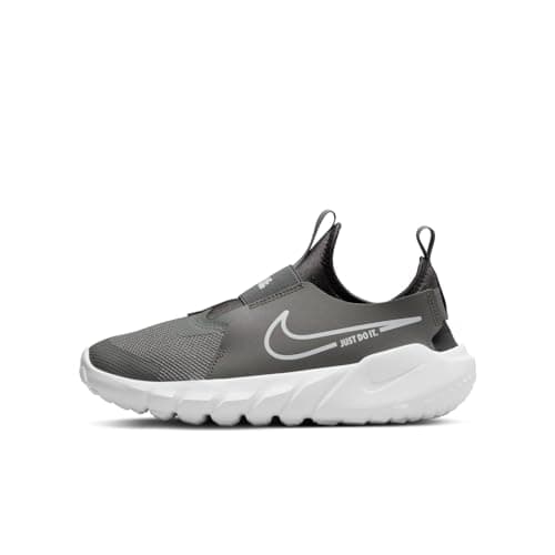Nike Flex Runner 2 (Big Kid) Flat Pewter/White/Medium Ash/Photo Blue 6 Big Kid M