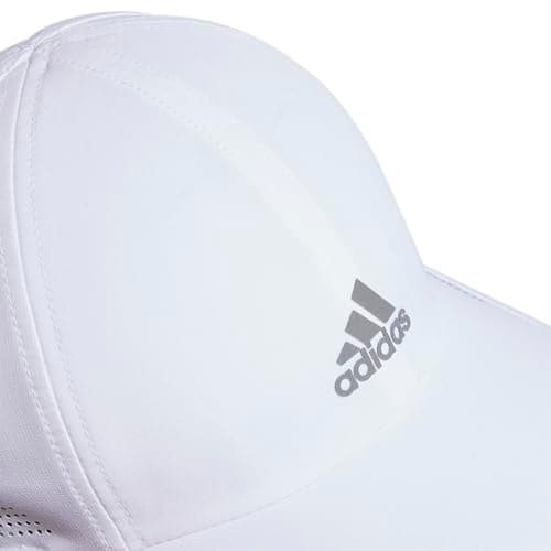 adidas Women's Superlite Hat, Relaxed-fit Adjustable Workout Sports Cap, White/Silver Reflective/2.0, One Size - Image 3