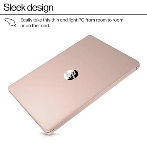 HP Rose Gold Ultrabook 14 Laptop with Free Microsoft 365 • 16GB RAM • Intel 4-Core CPU • 1.1TB Storage (64GB OnBoard w/ 64GB External + 1TB OneDrive) • Windows 11 w/o Earphones - Image 2