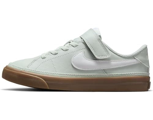 Nike Kids Kid's Court Legacy (Little Kid) Light Silver/White/Gum Dark Brown 13.5 Medium