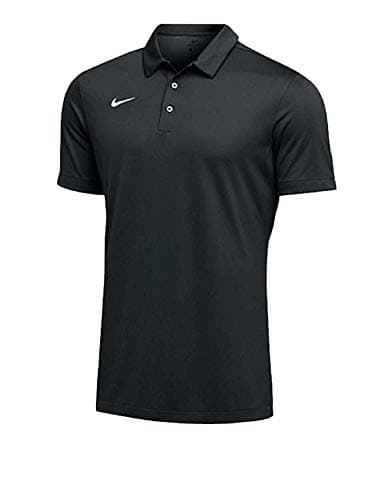 Nike Mens Dri-FIT Short Sleeve Polo Shirt (Medium, Black) - Image 2