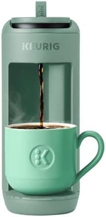 Keurig K-Mini Mate Single Serve K-Cup Pod Coffee Maker, Brews Up to 12 oz Cup, Compact Portable Coffee Machine for Small Spaces, Great for Dorms & Offices, Glamping Green - Image 2