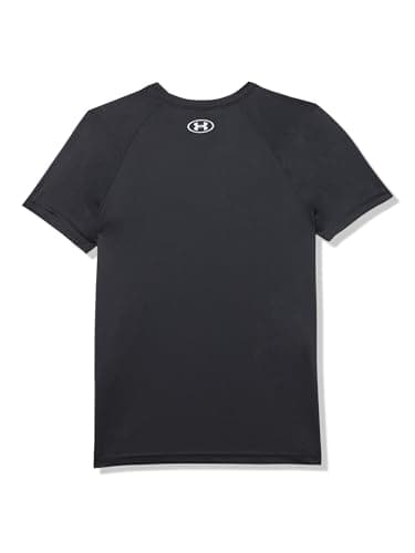 Under Armour Boys' Tech Big Logo Short Sleeve T Shirt, (001) Black / / Mod Gray, X-Large - Image 3