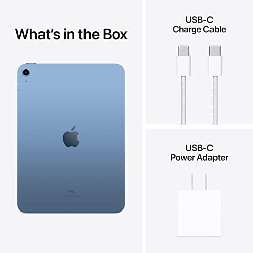 Apple iPad (10th Generation): with A14 Bionic chip, 10.9-inch Liquid Retina Display, 256GB, Wi-Fi 6, 12MP front/12MP Back Camera, Touch ID, All-Day Battery Life – Blue - Image 6