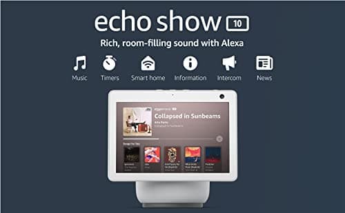 Amazon Echo Show 10 (newest model), HD smart display with premium sound, motion and Alexa, Glacier White - Image 11