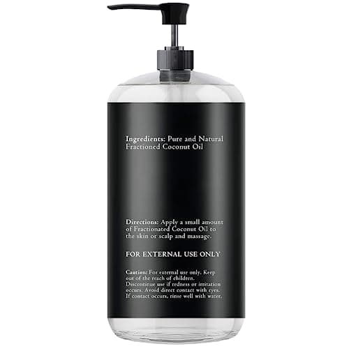 Essentially KateS Fractionated Coconut Oil - Body & Hair Carrier Oil, 16.9 Fl Oz (500ML), No Scent - Image 4