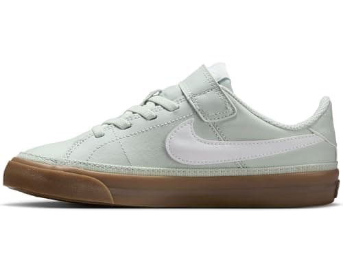 Nike Kids Kid's Court Legacy (Little Kid) Light Silver/White/Gum Dark Brown 13.5 Medium - Image 9